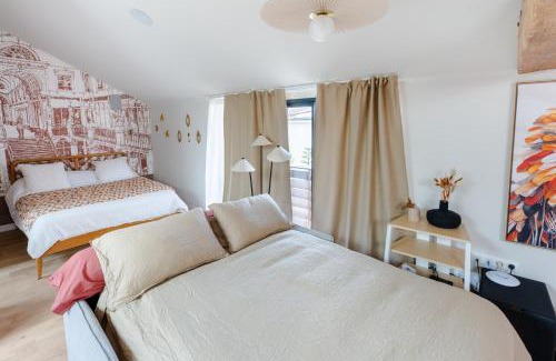 Monnieres Apartment | Loft d'architecte jacuzzi, cinema et filet habitation