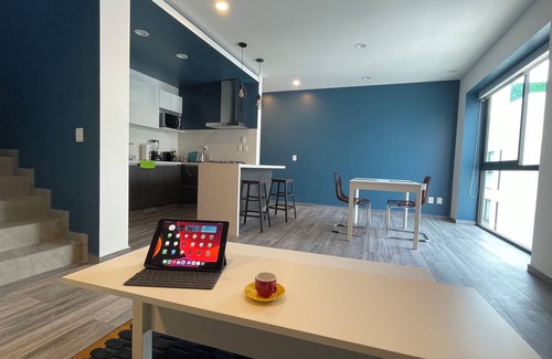 Benito Juarez Apartment | Stylish Loft Estudio Cdmx with Pool and Gym Amenities