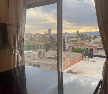 San Luis Potosi Apartment | Beautiful Loft with City Views for Your Next Getaway