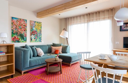 Fie allo Sciliar Apartment | Elegant Loft Heubad with Oceanfront Pool & Spa Amenities