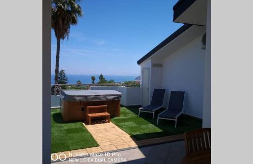 Patti House | Idyllic Loft with Private Hot Tub and Ocean View