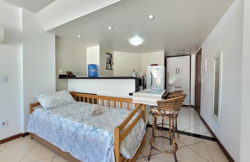 Prainha Apartment | Stay at Loft Mar Azul: Beachfront Oasis in Arraial do Cabo