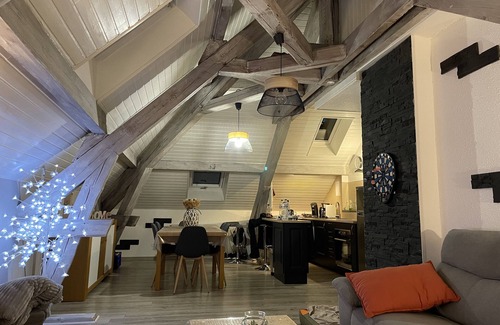 Corcieux Apartment | Pet-Friendly Loft with Ocean View near Gerardmer, Rated 10/10