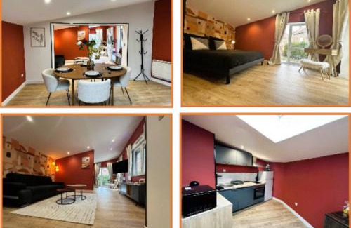 Sainte-Anne - Faubourg Noyon Apartment | Inviting Loft O'Chalet - Just 10 Min from GARE