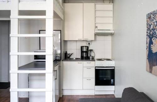 Alppiharju Apartment | Trendy Loft Studio in Kallio, Steps from Metro Access