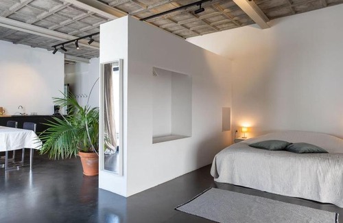 Hoboken Apartment | Spacious 90m² Loft with Beautiful Indoor Garden