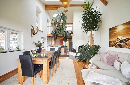 Rettenberg Apartment | Panoramic Mountain View Loft with Pool and Family Amenities