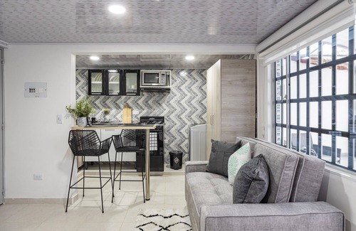 Fontibon Apartment | Charming Loft with Private Terrace Near Airport & Embassy