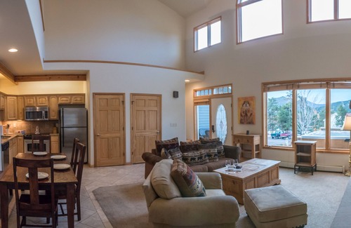 Stanley Hills Condo | Inviting Two-Bedroom Condo with Hot Tub and Mountain Views