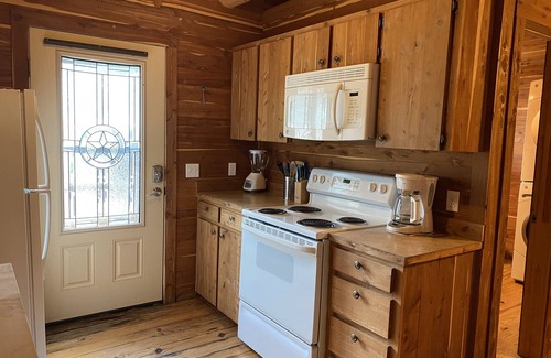 Prairie Lea Cabin | Cozy Log Cabin 1 at Son's Blue River Camp with Pool & Spa