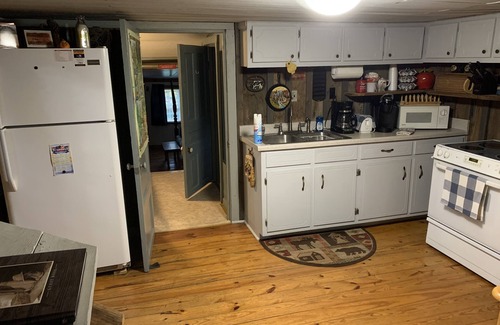 Pulaski House | Rustic Log Cabin Escape with Hot Tub & Pet-Friendly Amenities