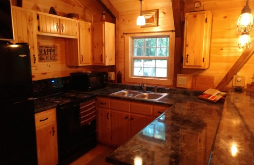Mills River Cabin | Cozy Log Cabin Retreat with Spa and Mountain Views