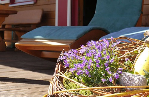 Salem Apartment | Cozy Log Cabin Moritz: Perfect for Families and Pets