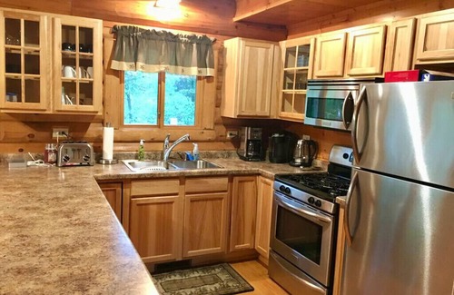 Babcock Cabin | Serene Necedah Log Cabin Retreat by Lake Petenwell