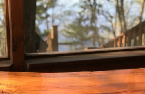 Stone Lake Cabin | Scenic Log Cabin Retreat on 19 Mile Long Lake with Dock