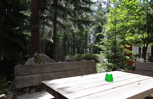 Lesjofors House | Cozy Log Cabin by Lake Bredreven, Steps to the Beach