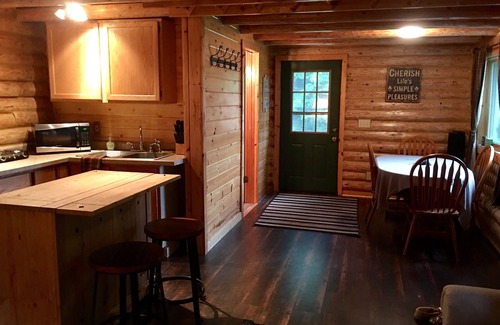 Munising Cabin | Serene Lakefront Log Cabin: Pet-Friendly with Top Amenities