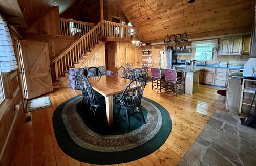 Hays Cabin | Scenic Log Cabin with Breathtaking Views & Pet-Friendly Stay