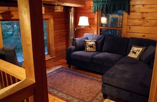 Conway House | Cozy Log Cabin by Tranquil Pond - Pets Welcome Year-Round
