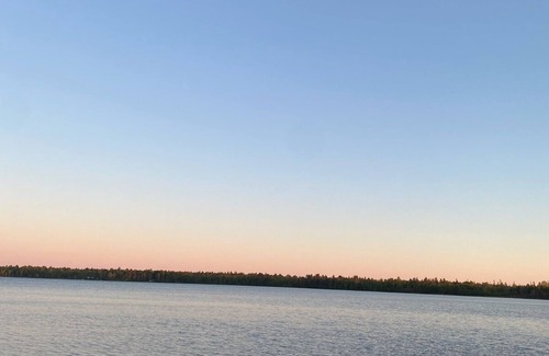 Newberry House | Serene Log Home Retreat on Lake Muskallonge with Hot Tub