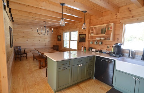 Mount Sunapee House | Idyllic Log Home with Mt Sunapee Views & Pool Access