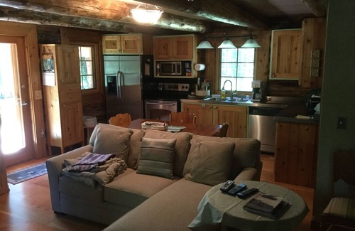 West Glacier Cabin | Stunning Log Home with Lake View Near Glacier National Park