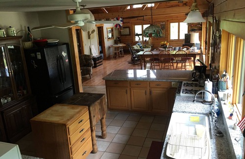 Tunkhannock House | Family Getaway: Log House by the Water with Pool & Fishing