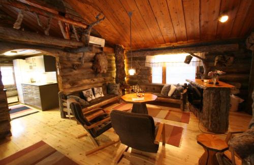 Lampivaara Ski Chalet | Family-Friendly Getaway at Log House Siesta Retreat