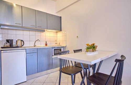 Peroulades Apartment | Idyllic Logas Beach Studio 8 with Oceanfront Amenities