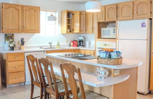 Rouyn-Noranda Apartment | Comfortable Logis du Bonheur with Family-Friendly Amenities