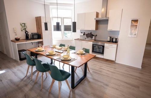 Chemnitz Apartment | Prime City Center Apartment with Top Amenities and Wi-Fi