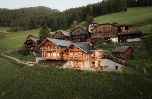 San Martino in Badia Apartment | Romantic Lominus Dolomites Chalet with Oceanfront Spa
