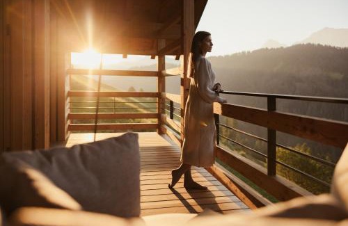 San Martino in Badia Apartment | Romantic Lominus Dolomites Chalet with Oceanfront Spa