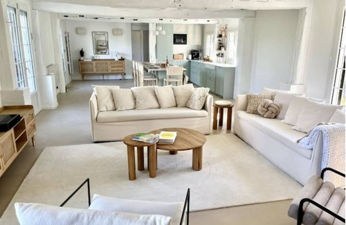 Fontaine-la-Louvet House | Serene Longère Izïa: Comfort with Ocean Views & Spa Retreat
