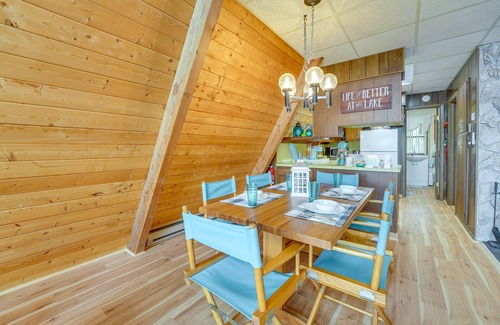 Fountain Cabin | Idyllic Long Lake Cabin with Private Dock & Spa Amenities