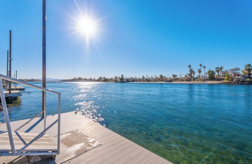 Mohave Valley House | Riverside Retreat: Guest Rated 9.8 with Private Dock