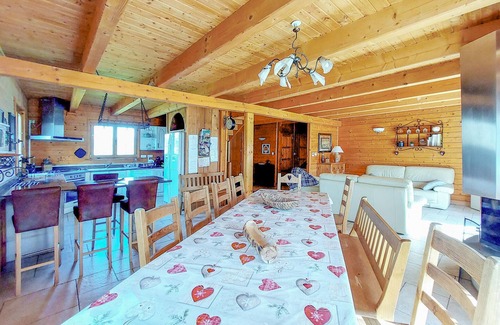Anould House | Experience an Authentic Wooden Chalet with Hot Tub Bliss