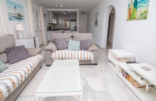 Castillo de Sabinillas Apartment | Experience Los Flamencos Apto C81 with Pool and Spa Access
