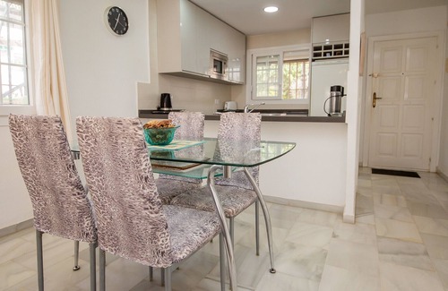 Castillo de Sabinillas Apartment | Experience Los Flamencos Apto C81 with Pool and Spa Access