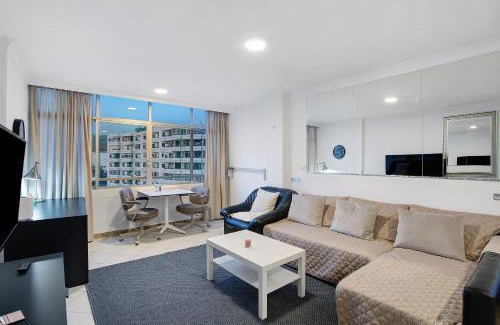 Playa del Ingles Apartment | Discover Los Molinos 538: Pet-Friendly with Private Pool