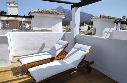 Marbella Apartment | Stylish Los Naranjos de Marbella Duplex with Pool Access