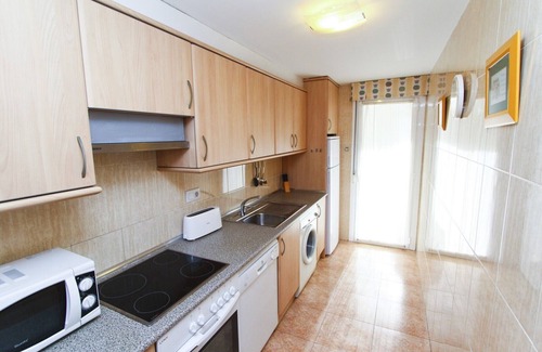 La Pineda Apartment | Relaxing RISCOS: Poolside Retreat, Steps from the Beach