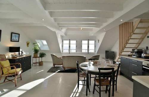 Cancale Apartment | Oceanfront Escape: LOstra 2 with Mezzanine in Cancale