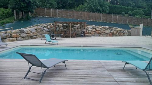La Bachellerie House | Relax at Lou Chastel with Private Heated Pool & Ocean View