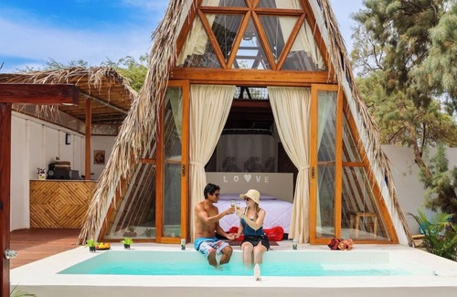 Mancora Cabin | Private Paradise with Pool, BBQ & Pet-Friendly Amenities