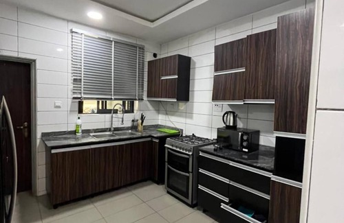 Igbobi Apartment | Inviting 3-Bedroom Retreat with Pool Near Four Point