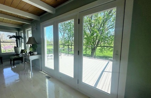 Deerfield Villa | Lovely 3-bedroom villa in Lawrence with large pool, outdoor entertaining space!