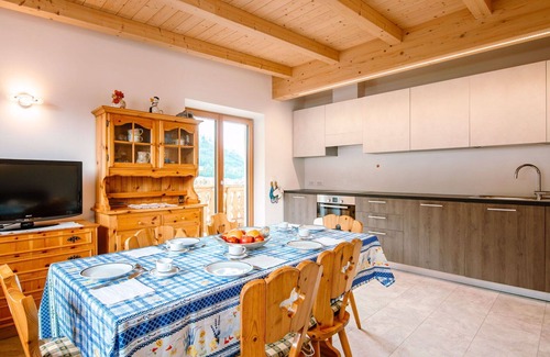 San Giovanni di Fassa Apartment | Inviting Apartment for 8 with Pet-Friendly Amenities