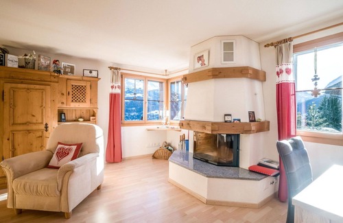 Riom-Parsonz Apartment | Cozy Apartment for 4 with WiFi, Terrace, and Pets Welcome