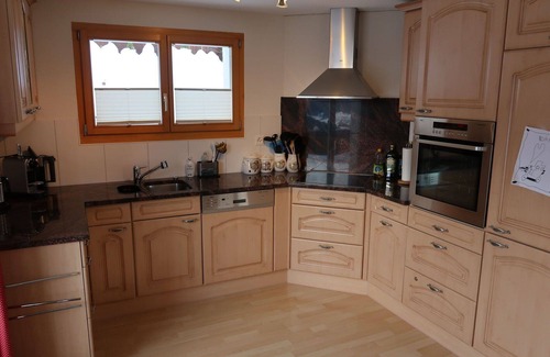 Riom-Parsonz Apartment | Cozy Apartment for 4 with WiFi, Terrace, and Pets Welcome
